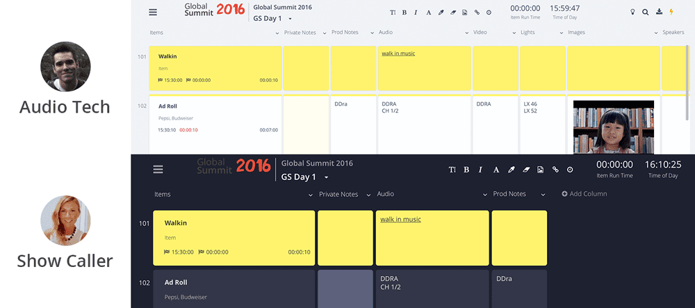 Shoflo lets you personalize your production sheet view Shoflo lets you personalize your production sheet view